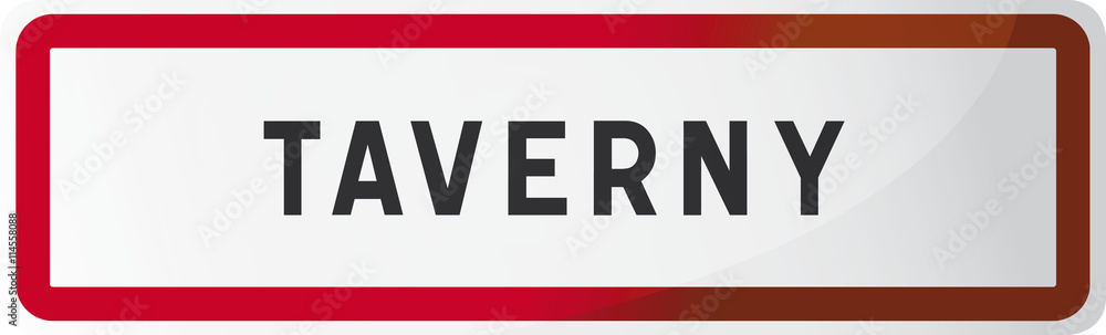Panneau d'entrée de Taverny Panneau d'entrée de Taverny