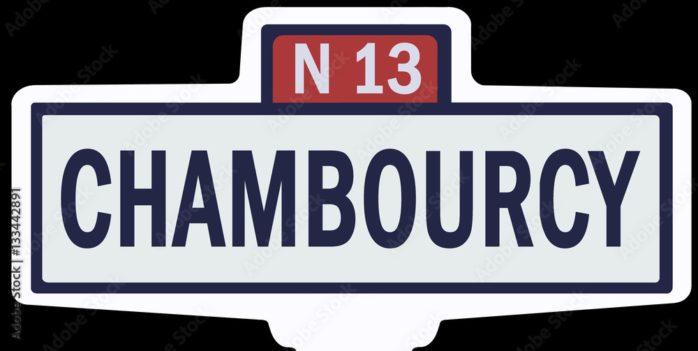 Panneau d'entrée de Chambourcy Panneau d'entrée de Chambourcy