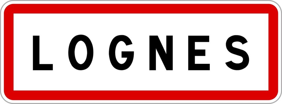 Panneau d'entrée de Lognes Panneau d'entrée de Lognes