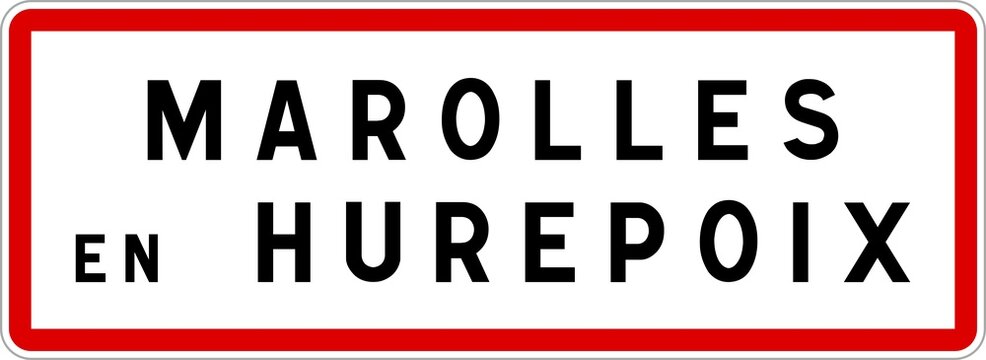 Panneau d'entrée de Marolles-en-Hurepoix Panneau d'entrée de Marolles-en-Hurepoix