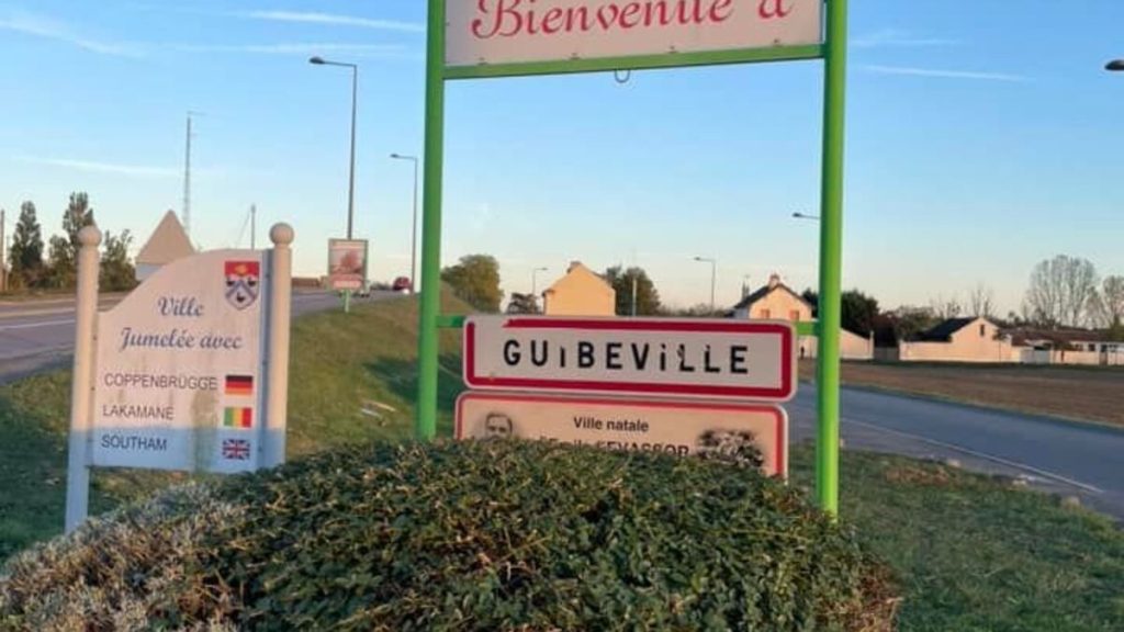Panneau d'entrée de Guibeville Panneau d'entrée de Guibeville