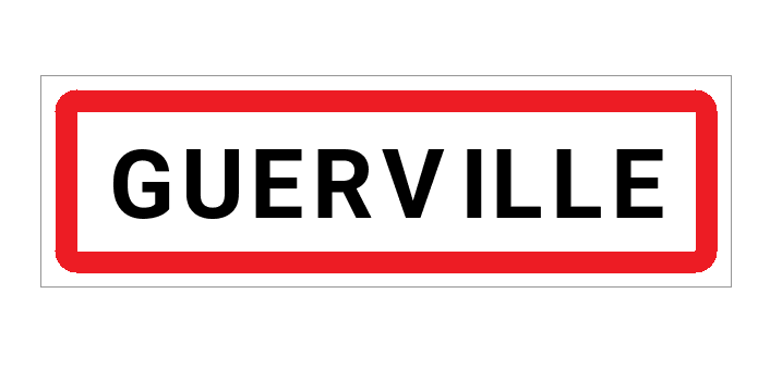 Panneau d'entrée de Guerville Panneau d'entrée de Guerville