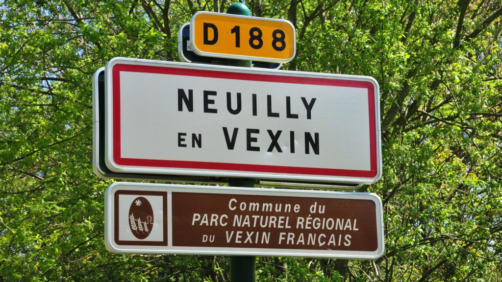 Panneau d'entrée de Guiry-en-Vexin Panneau d'entrée de Guiry-en-Vexin