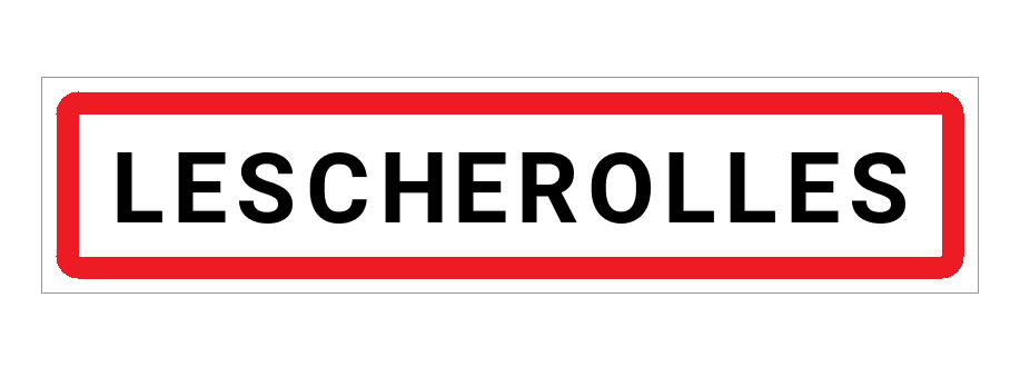 Panneau d'entrée de Lescherolles Panneau d'entrée de Lescherolles