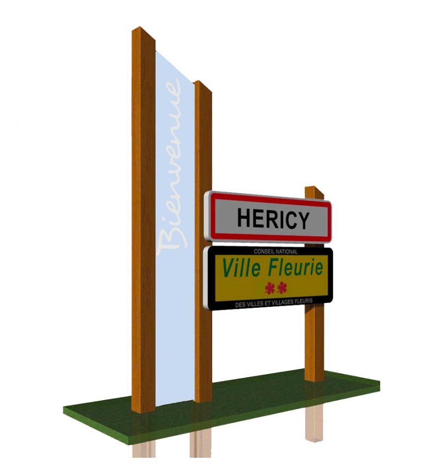 Panneau d'entrée de Héricy Panneau d'entrée de Héricy